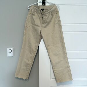 Light beige mom jeans, size 10